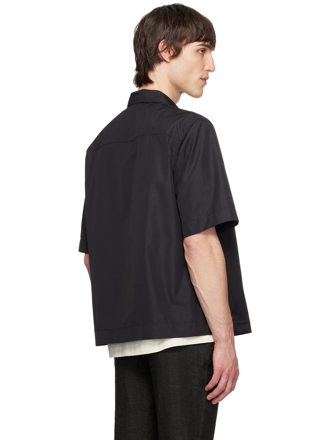 Black Zipped 4G Shirt - 3