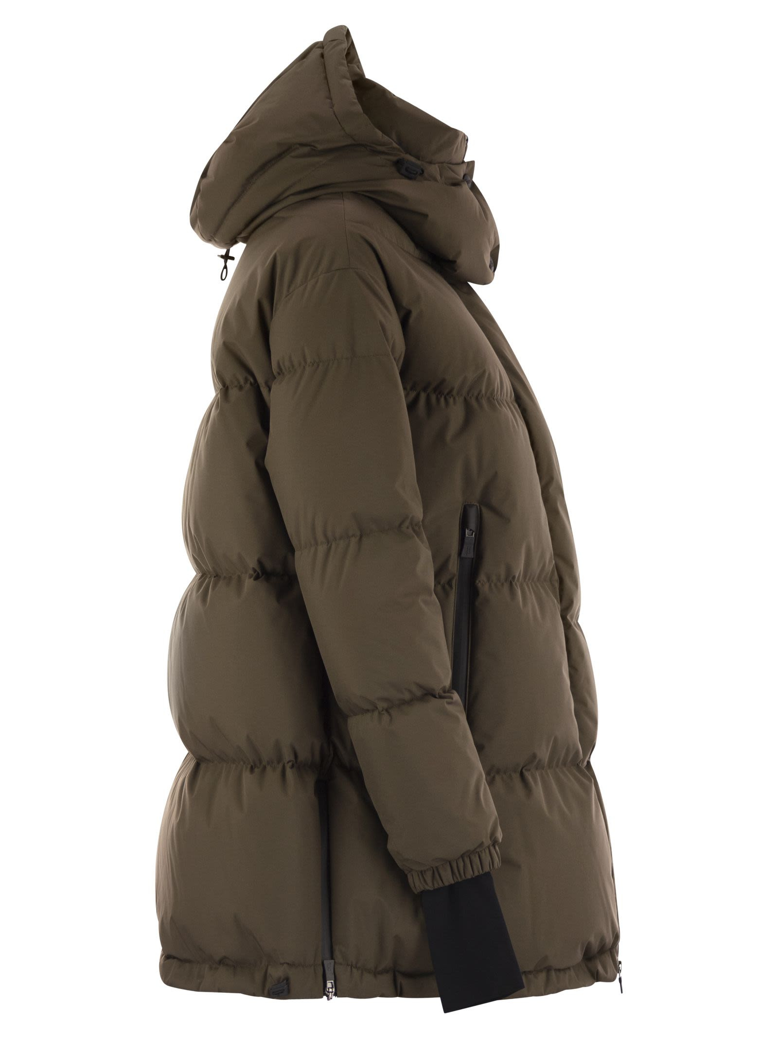 Herno Women Medium 2-Layer Hooded Down Jacket - 3