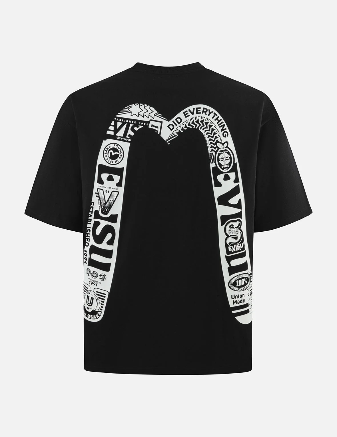 Logo and Daicock Print Loose Fit T-Shirt - 1