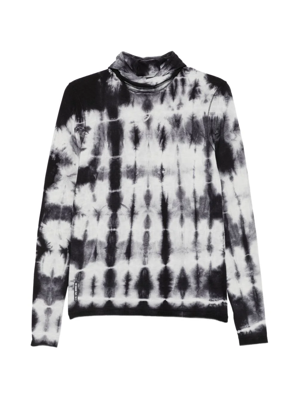 tie-dye high-neck top - 1