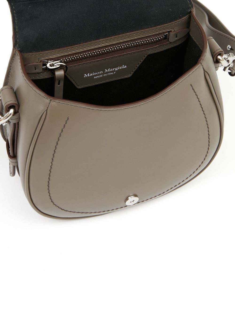 buckled leather shoulder bag - 6