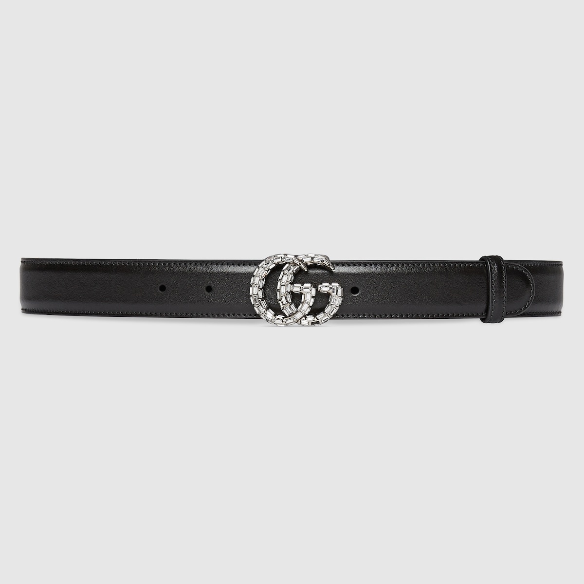 GG Marmont thin belt with crystals - 1
