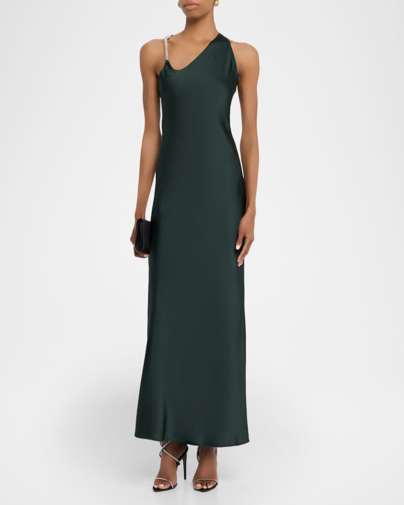 SIGNIFICANT OTHER Abbey Asymmetric Satin Gown outlook