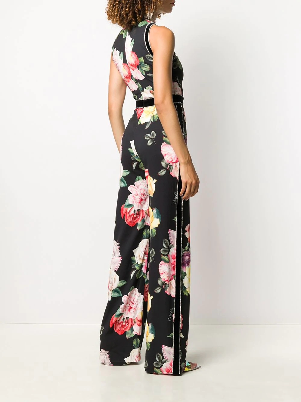 Selene floral wide-leg jumpsuit - 4