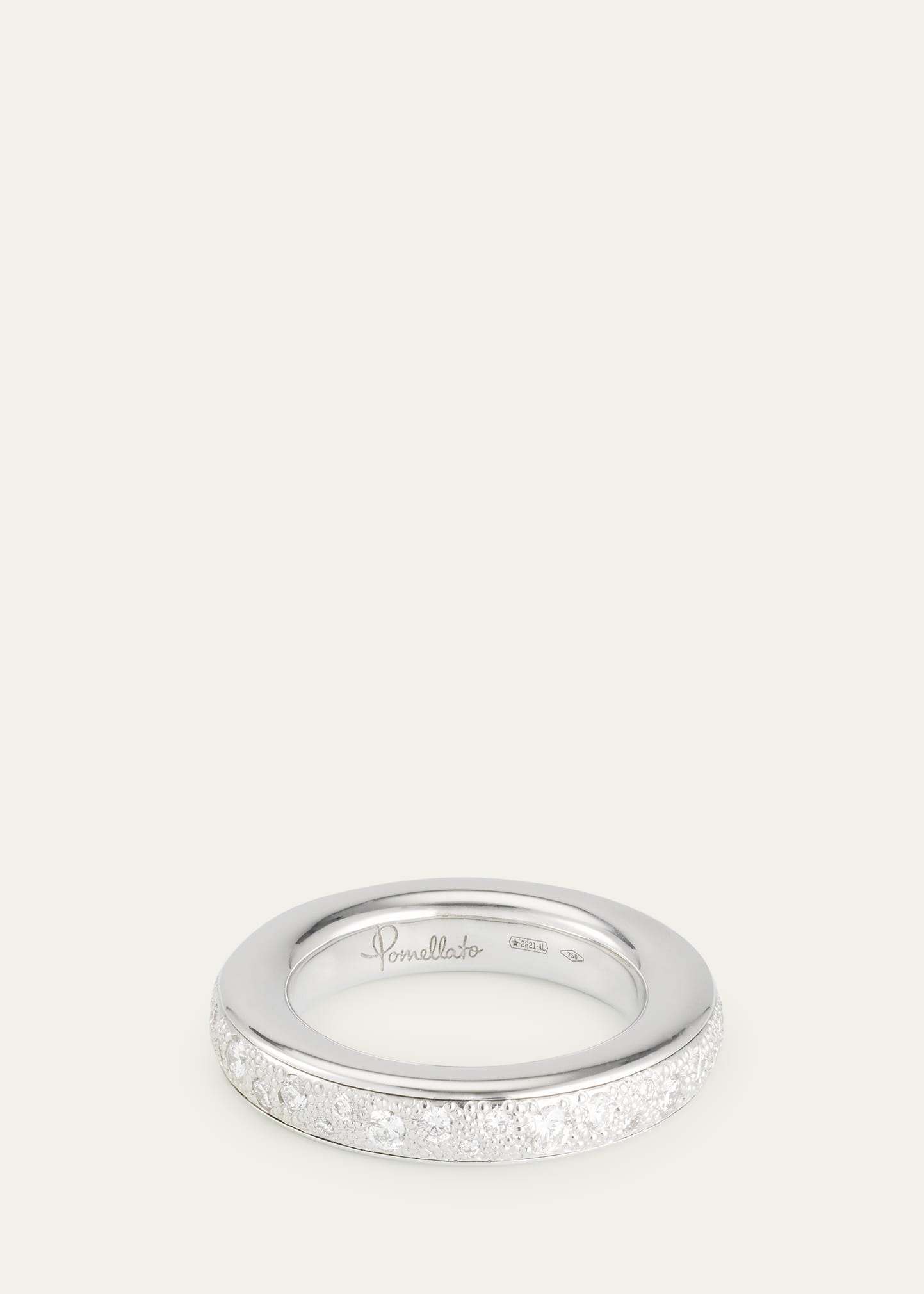 18K White Gold Iconica Diamond Eternity Band Ring - 3