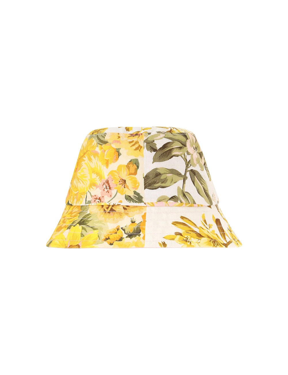 PRINTED CANVAS BUCKET HAT - 4