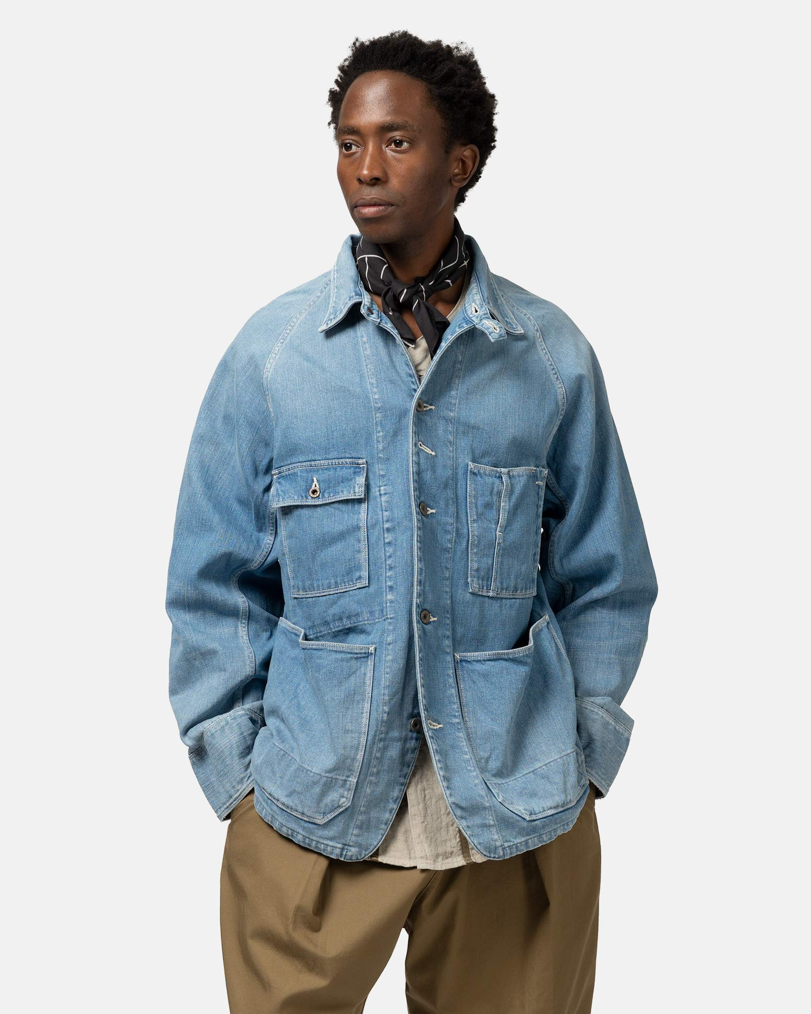 12oz Denim CACTUS Coverall (MidTone) - 4