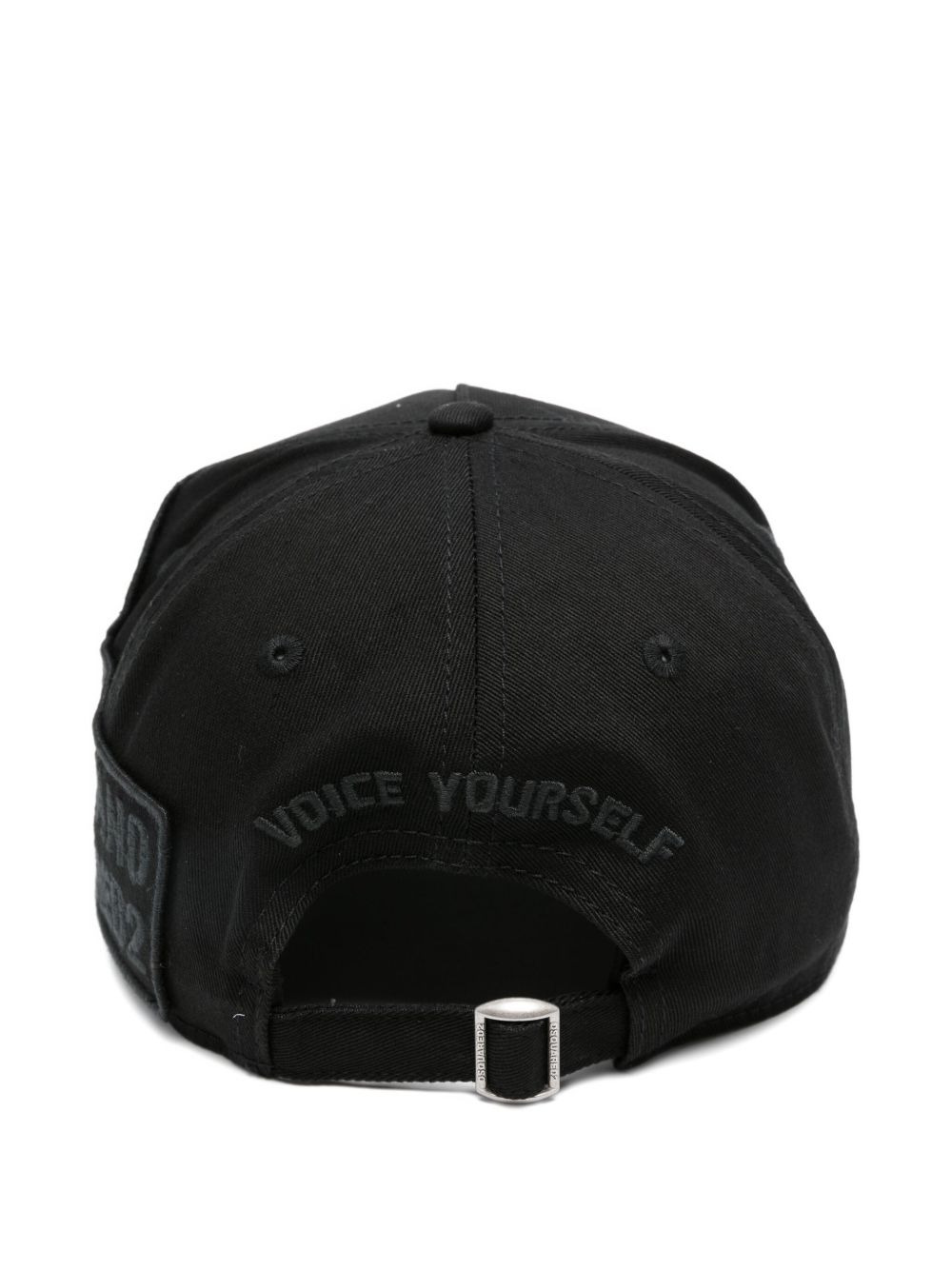 embroidered-patch baseball cap - 2