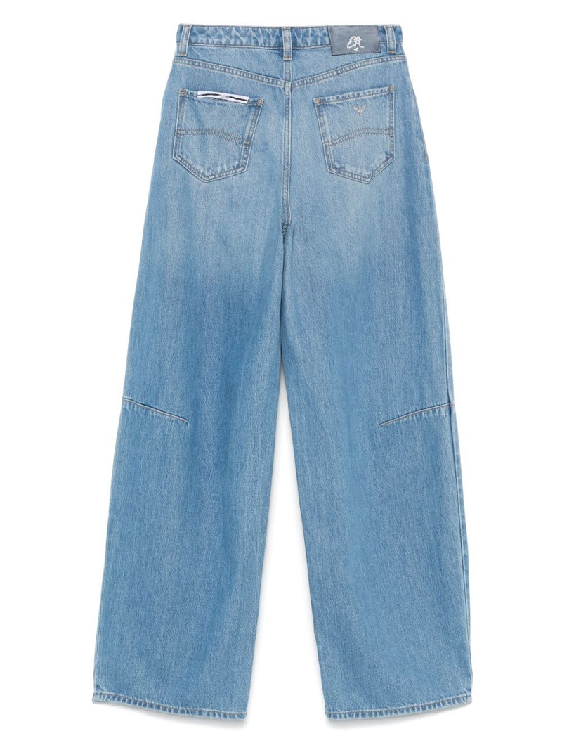 EMPORIO ARMANI logo-patch jeans outlook