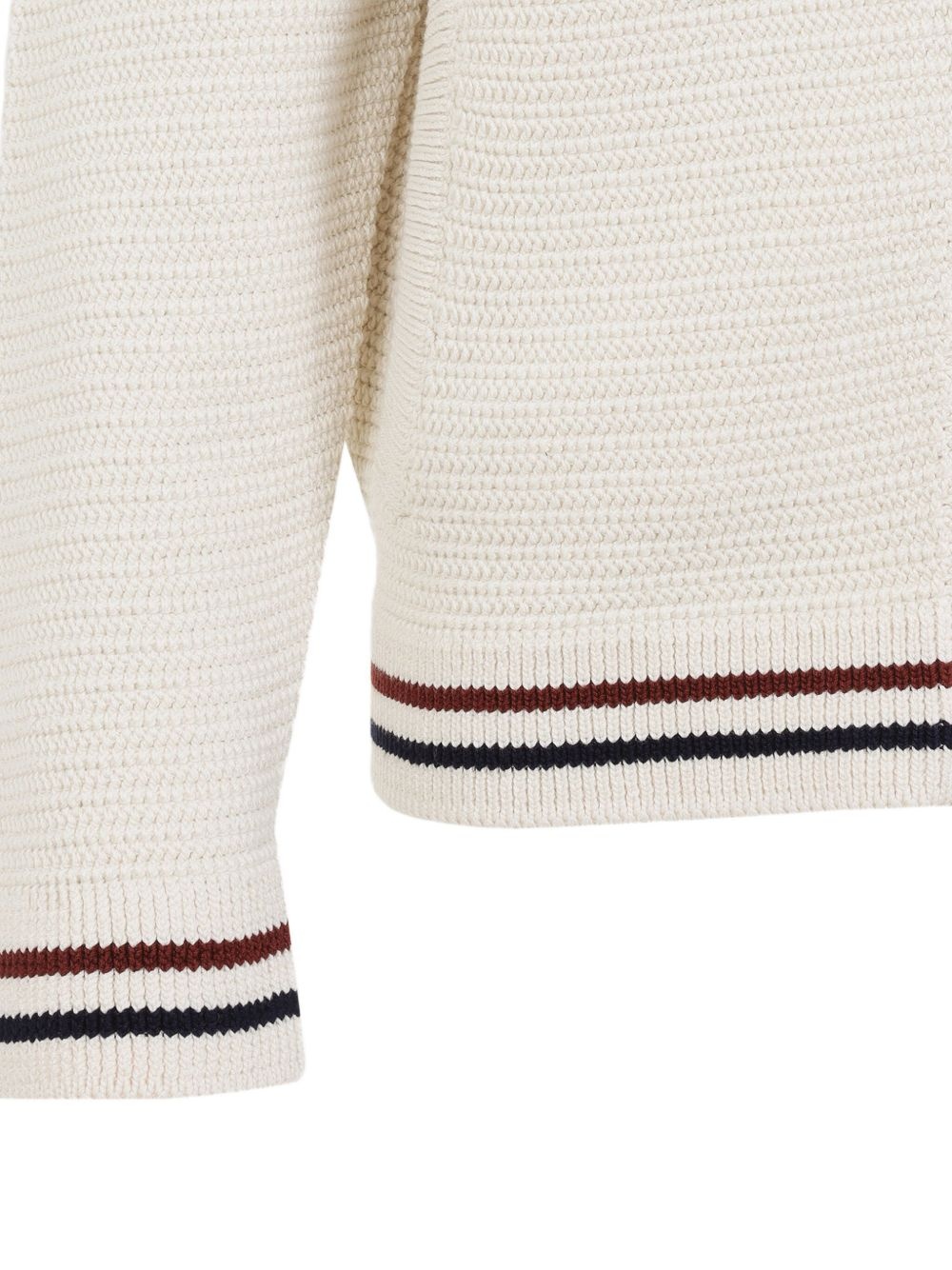 zip-up knitted cardigan - 4