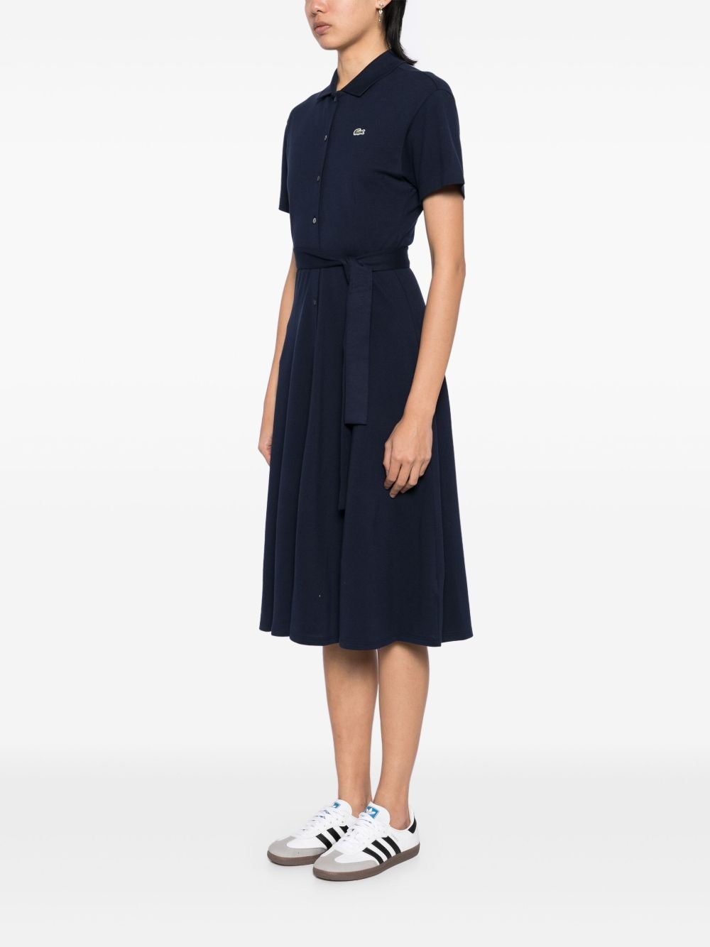 mini-piqué polo dress - 3