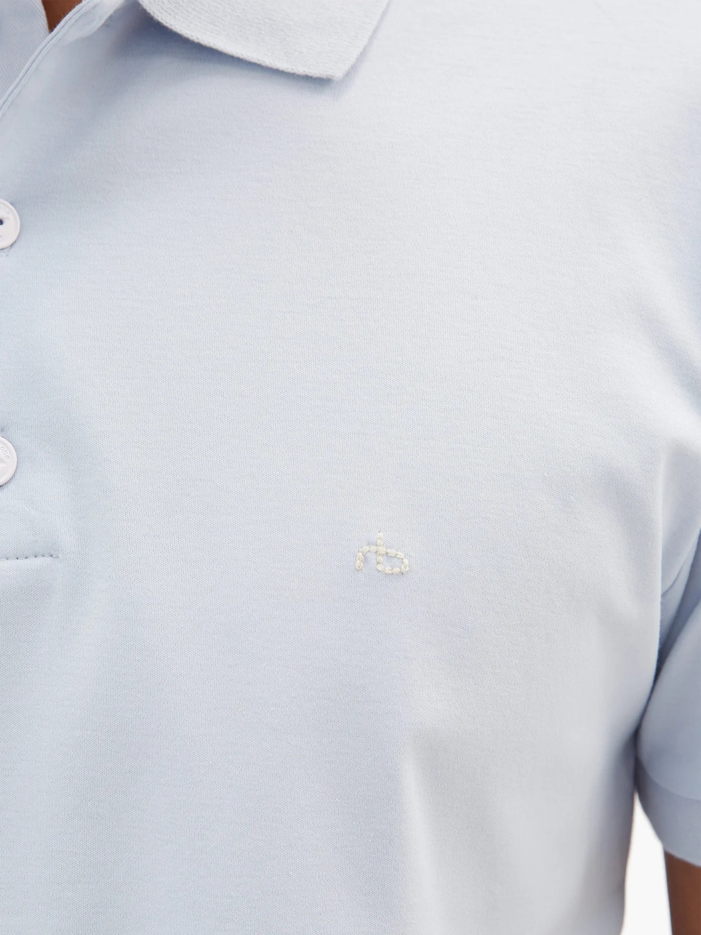 Logo-embroidered cotton-piqué polo shirt - 3