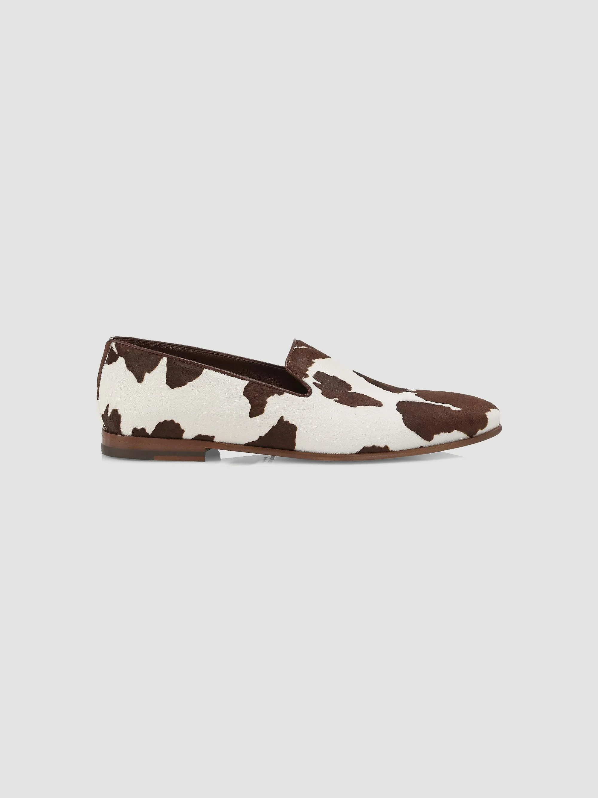 Men's Mario Cow Print Loafers - Multi - 1