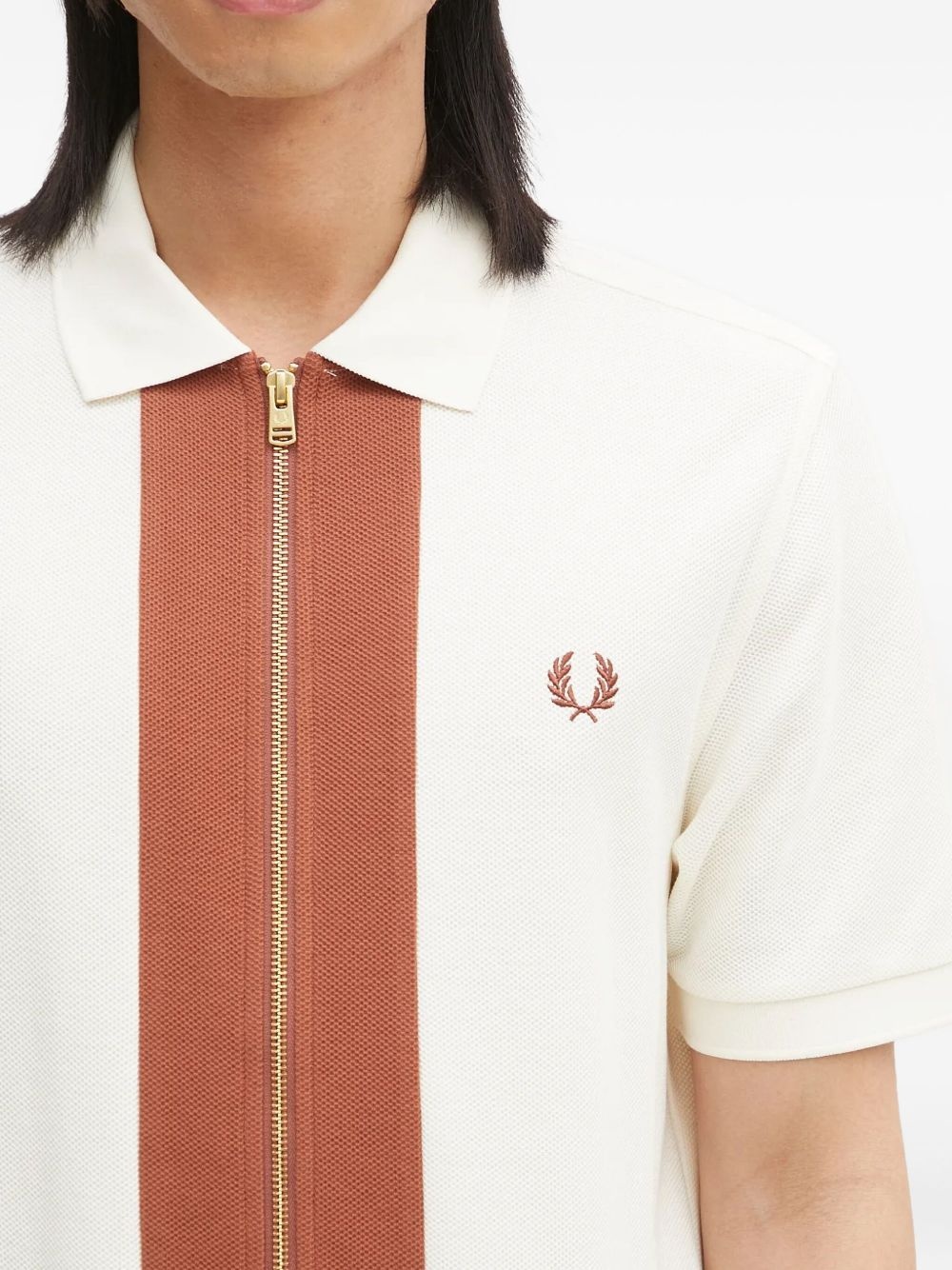 zip-panelled shirt - 5