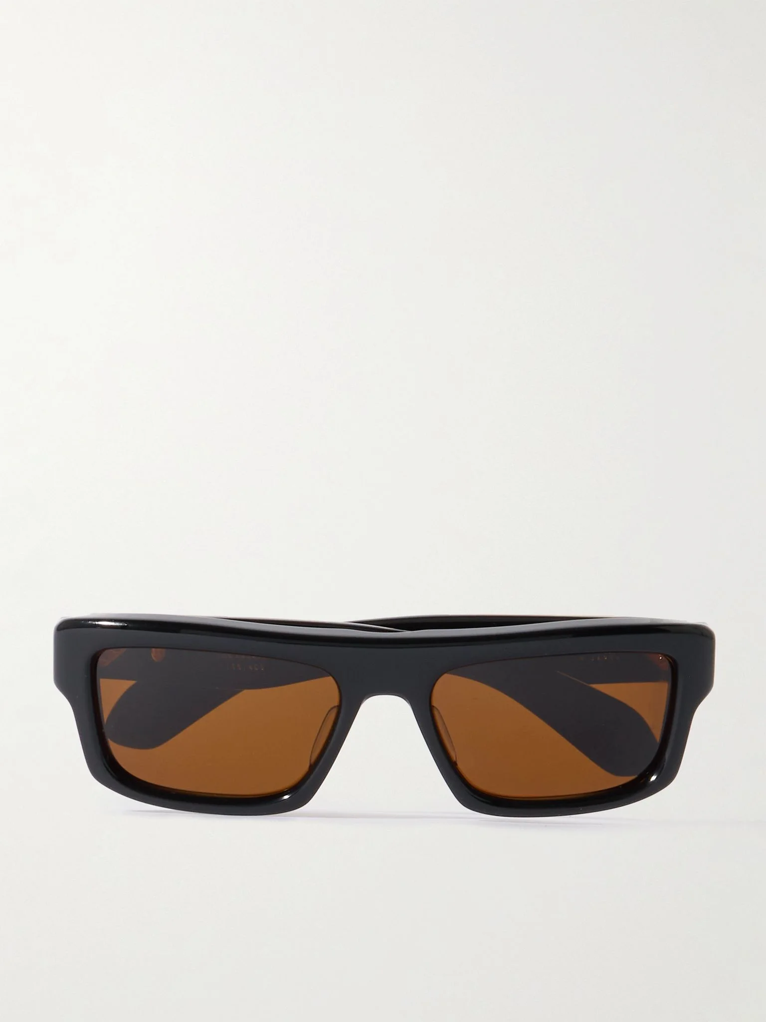 Cleavon Square-Frame Acetate Sunglasses Black - 1