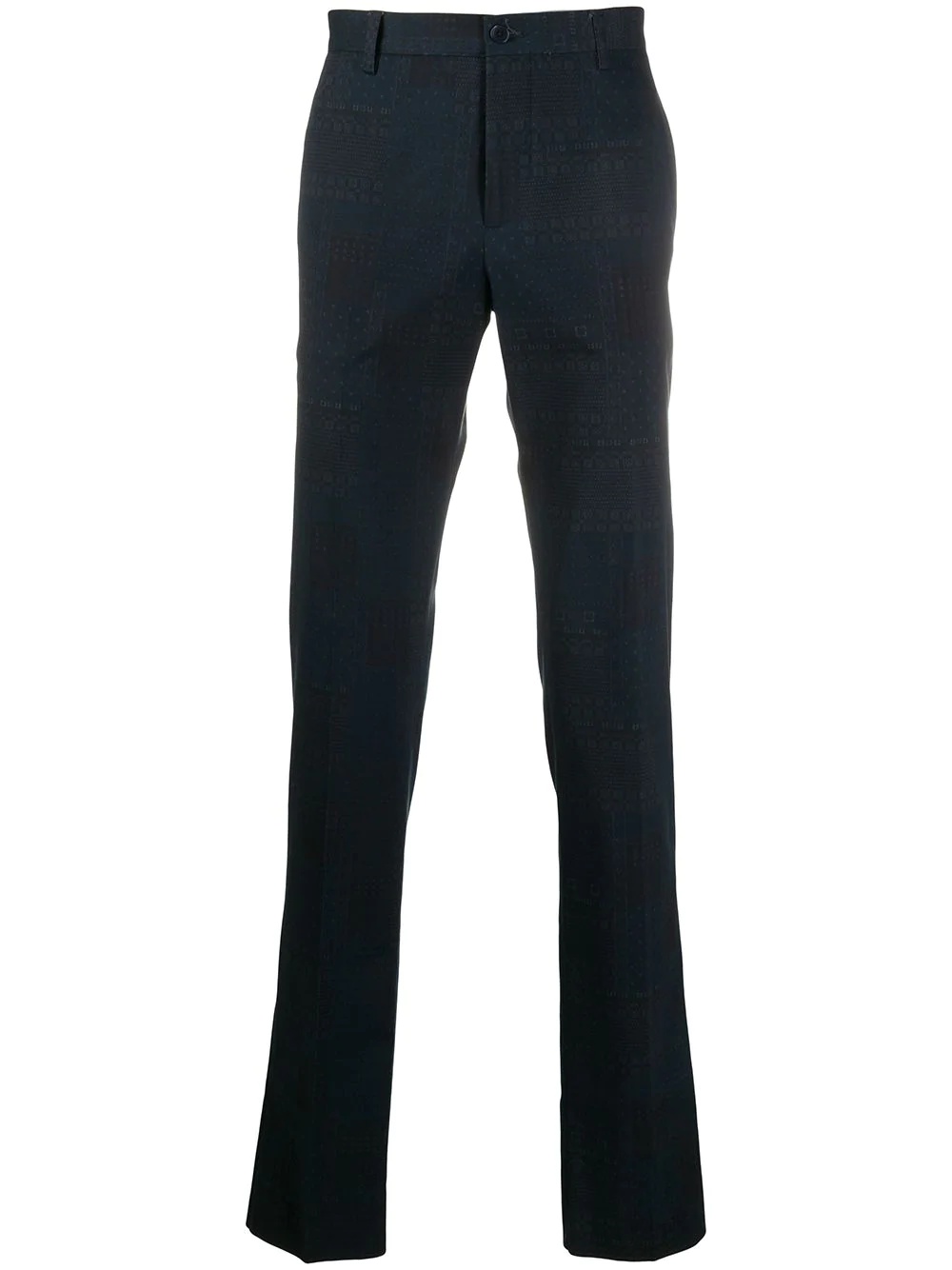 straight leg trousers - 1