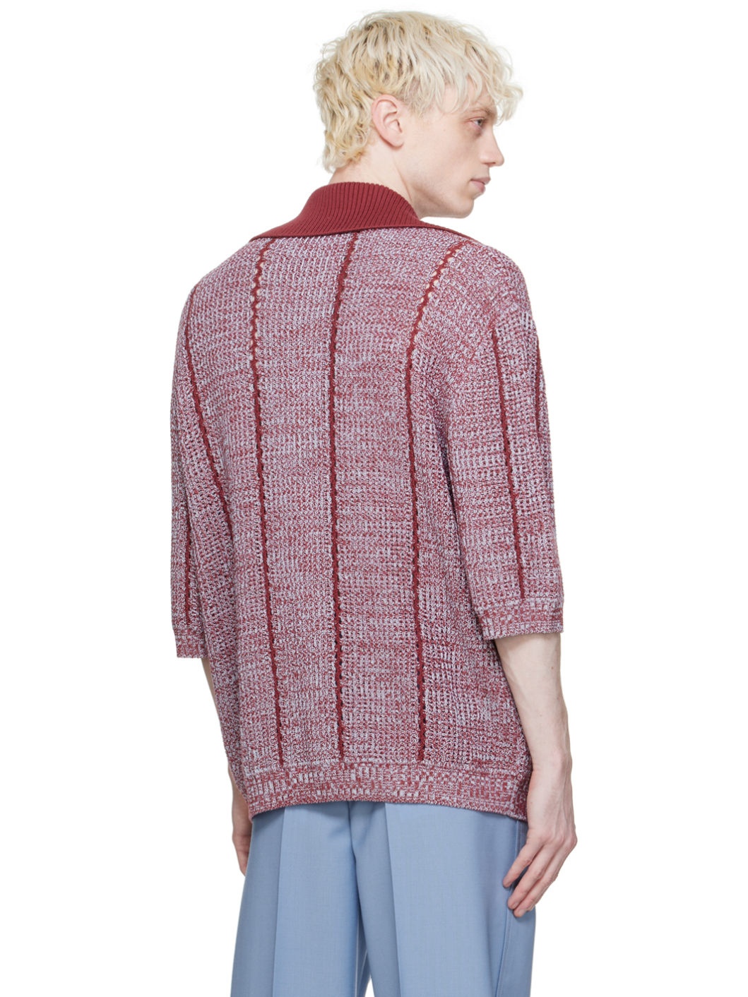 Red Loose-Fitting Polo - 3