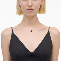 【関税&送料込】Marc Jacobs Button Pendant Necklace Marc Jacobs button-charm Necklace | Silver | FARFETCH