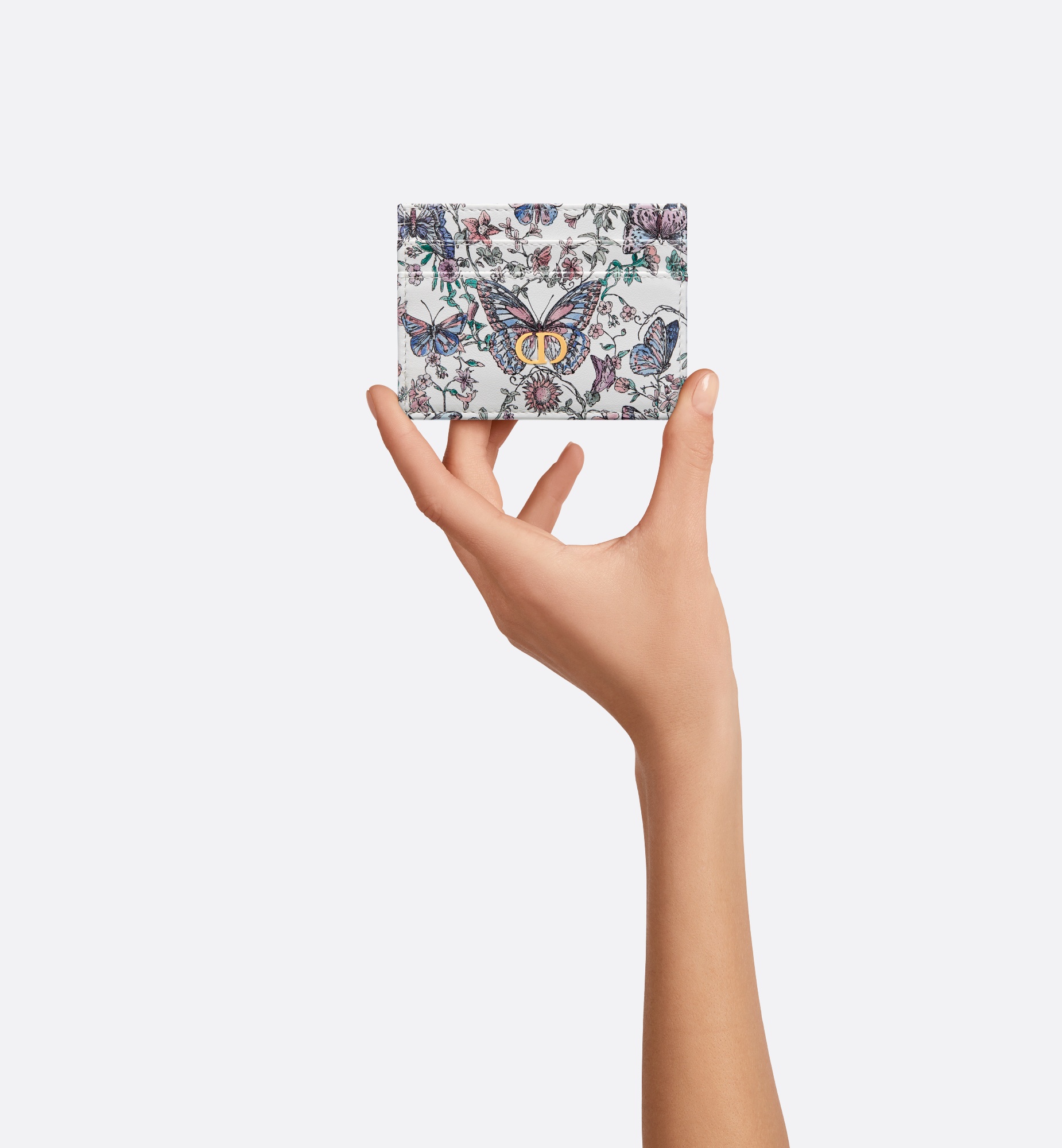 Dior Caro Freesia Card Holder - 3