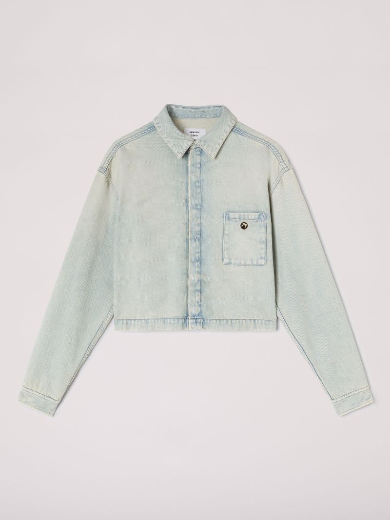 Boxy Denim Shirt - 1