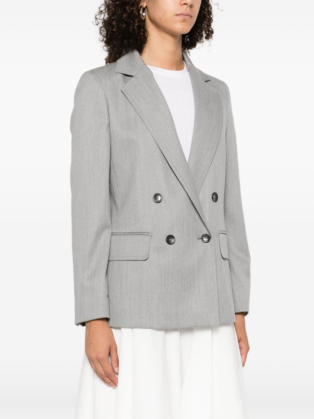 double-breasted blazer - 3