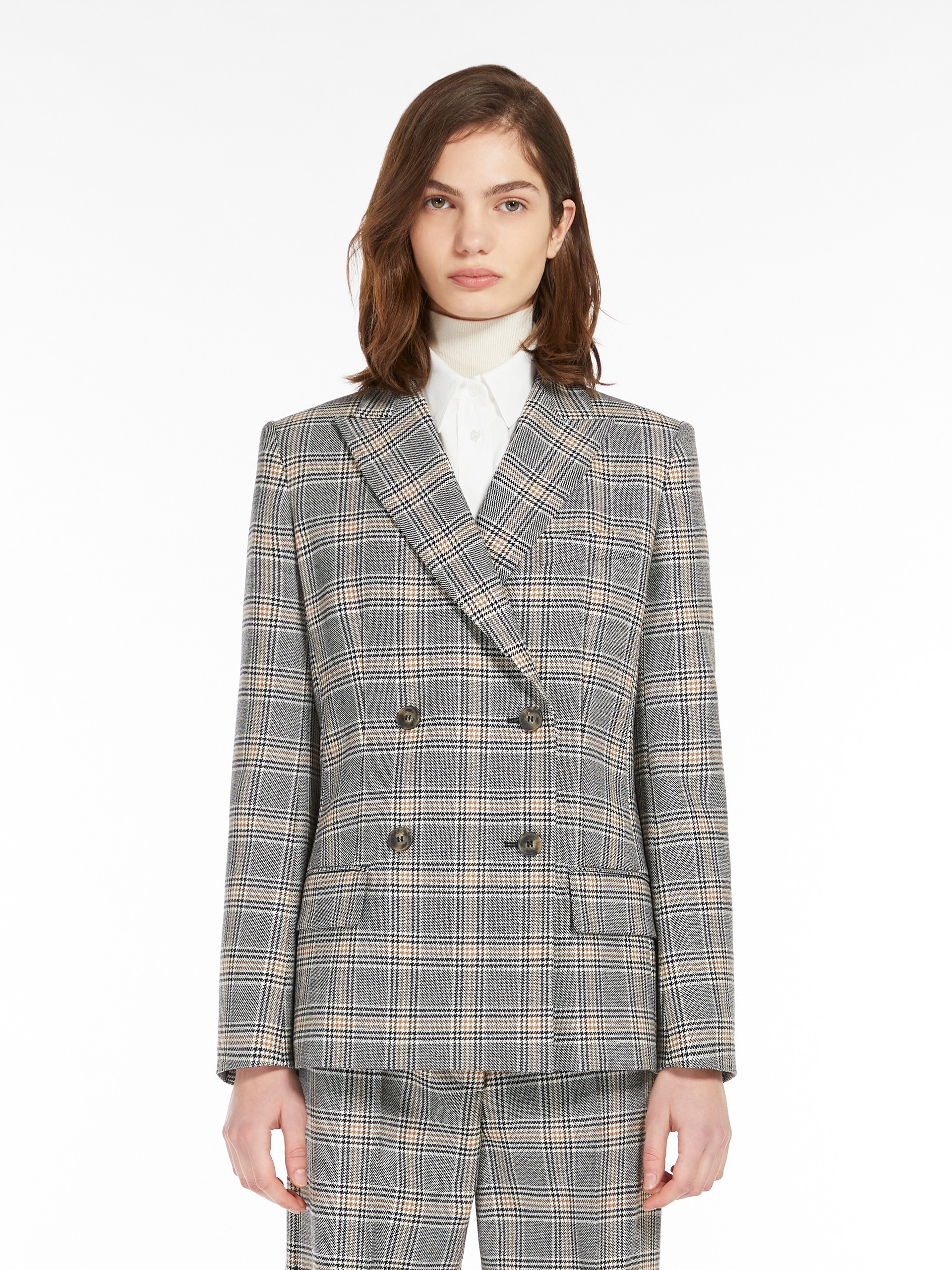 RIVOLO Patterned wool blazer - 3