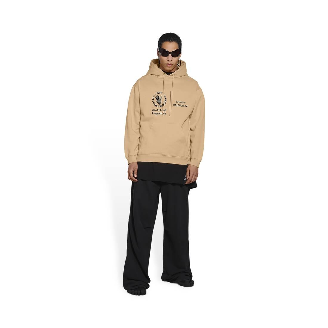 Men's Wfp Medium Fit Hoodie  in Beige - 3