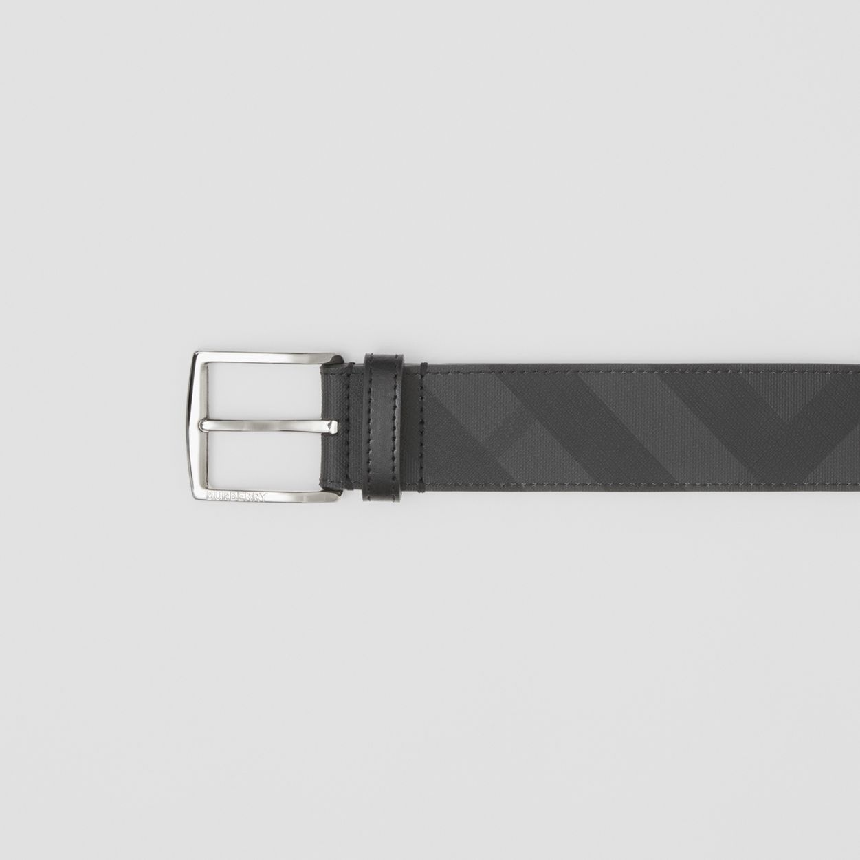 London Check and Leather Belt - 2