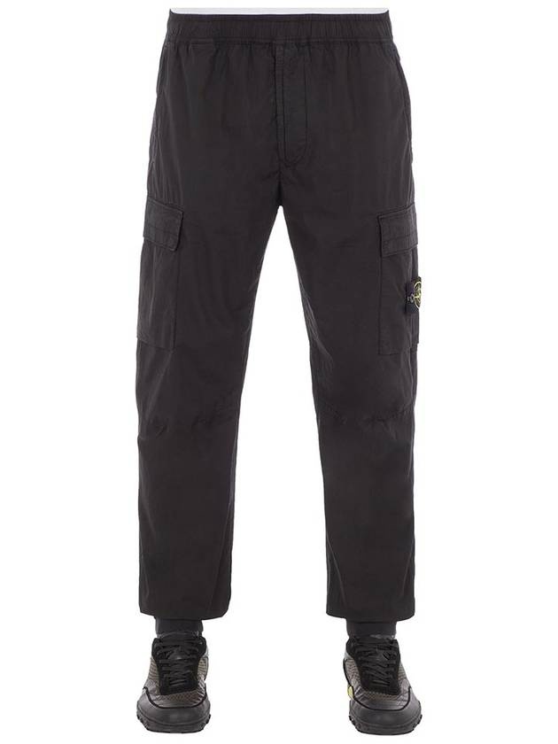 Wappen Patch Cargo Track Pants Black - 2