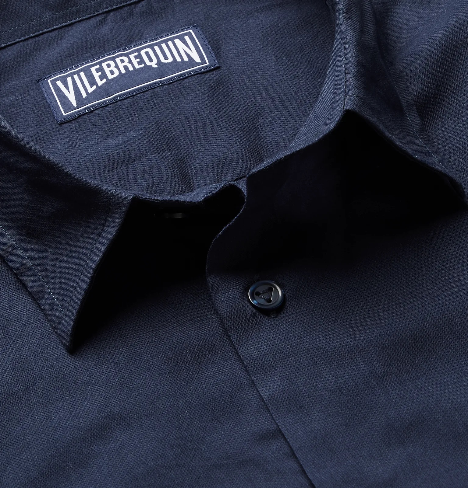 Logo-Embroidered Cotton-Voile Shirt - 5