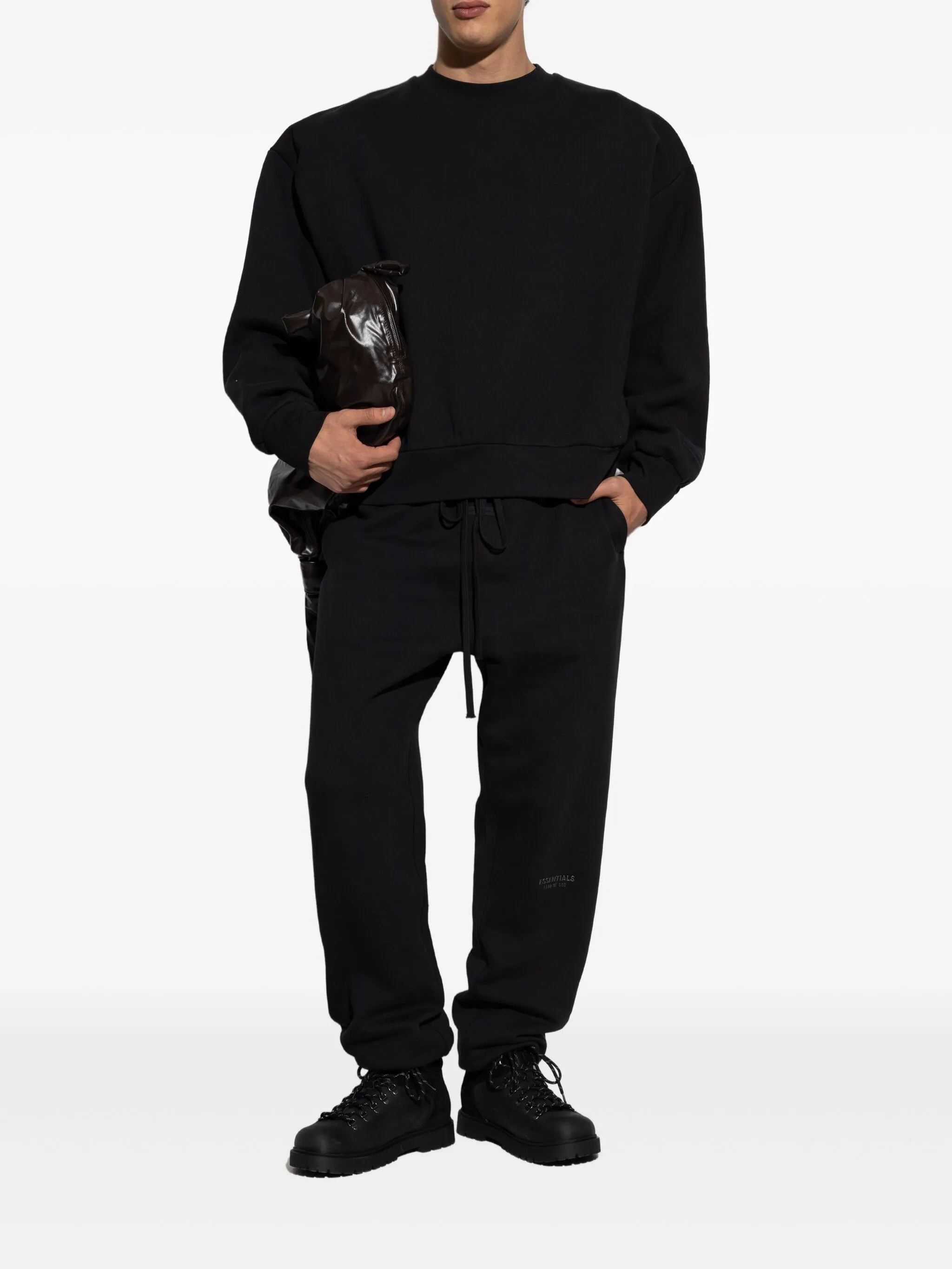 Fear Of God Essentials Logo-print Cotton Sweatshirt - 4