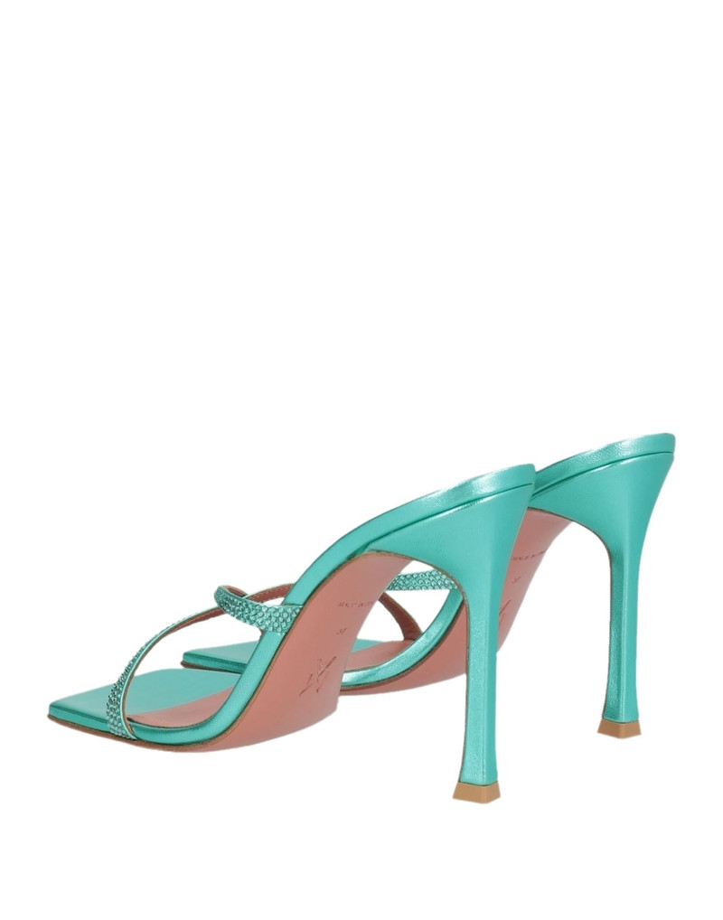 Amina Muaddi Emerald green Women's Sandals outlook