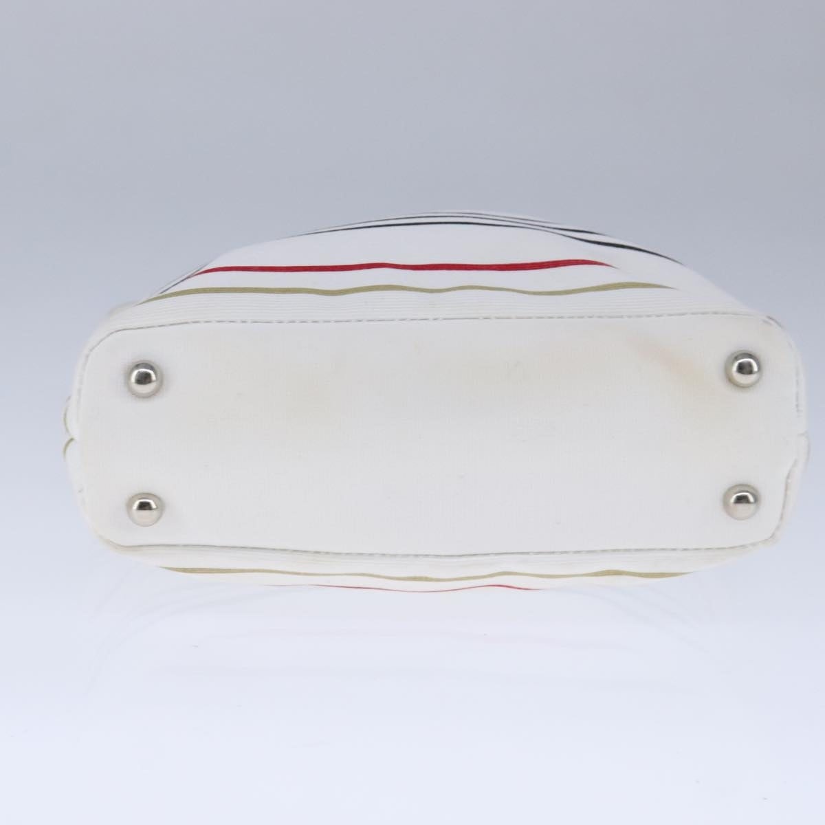 Burberry Hand Bag Canvas White - 5