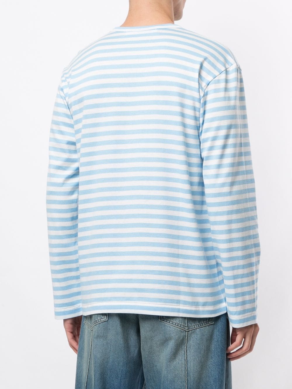 striped long sleeve top - 4