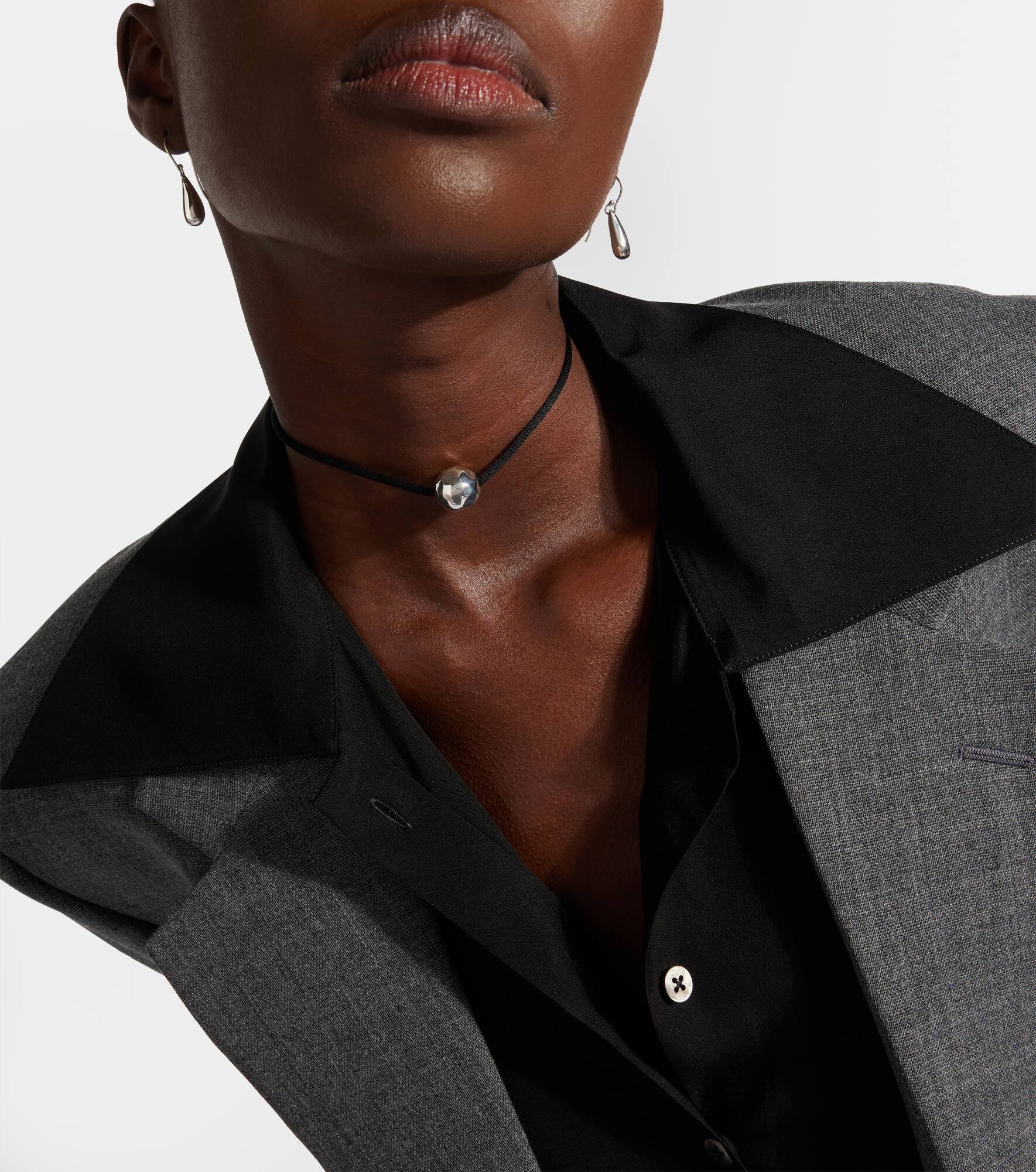 Sigrid Small sterling silver choker - 4