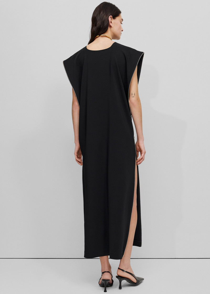 Bevza Zipper Dress - Black 4