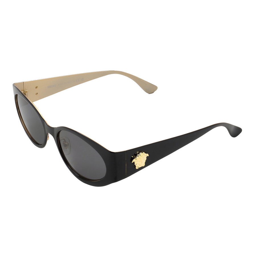 Versace Dark Grey Oval Men's Sunglasses VE2263 143387 56 - 5