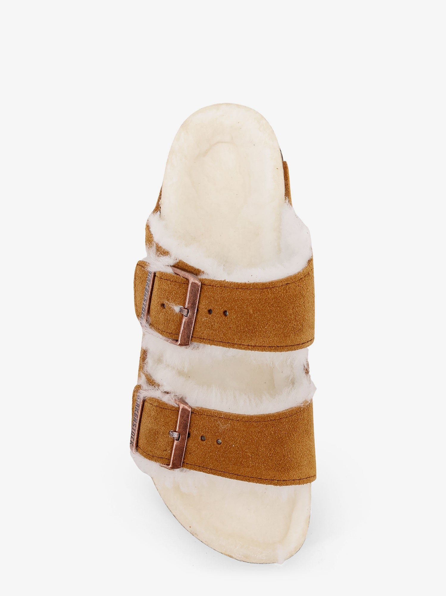 ARIZONA SHEARLING SUEDE SANDALS - 5