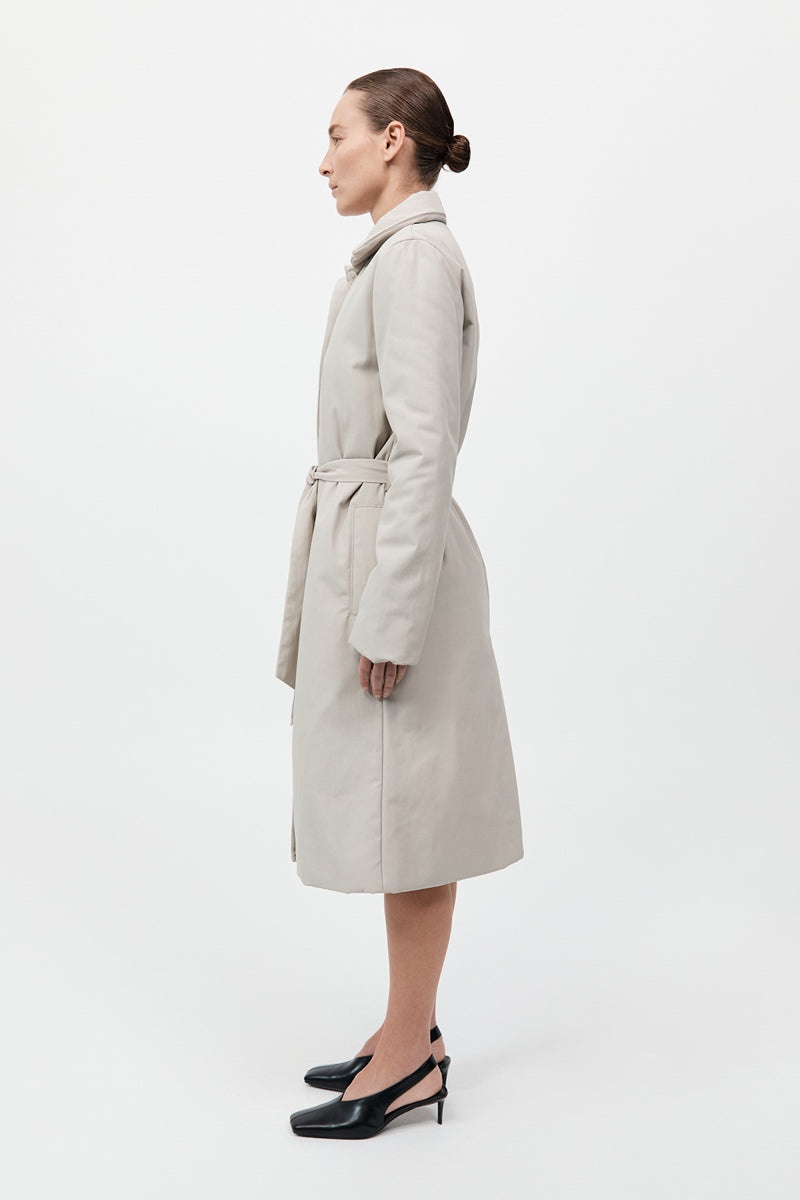 Padded Car Coat - Creme - 5