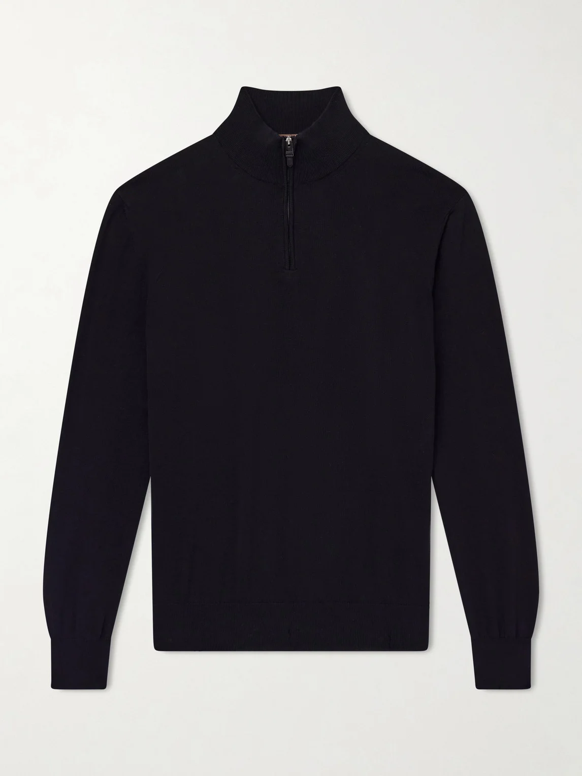 Cotton Half-Zip Sweater - 1