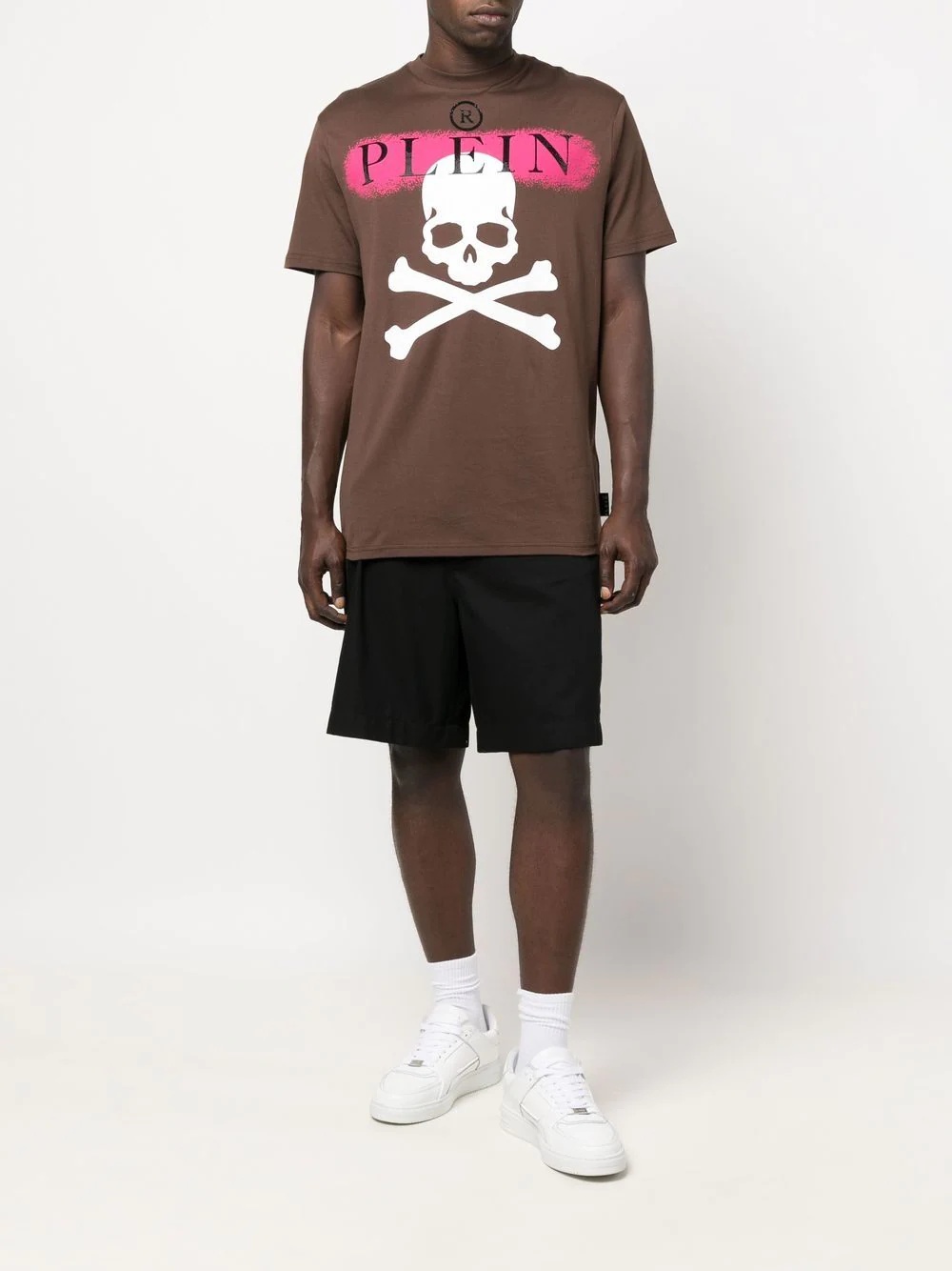 skull-print short-sleeved T-shirt - 2