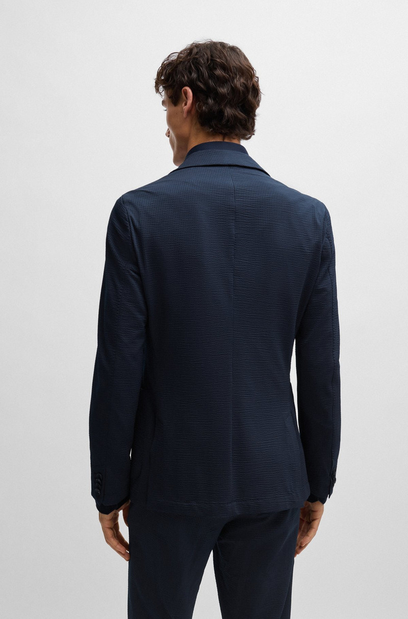 SLIM-FIT JACKET IN PERFORMANCE-STRETCH SEERSUCKER 4