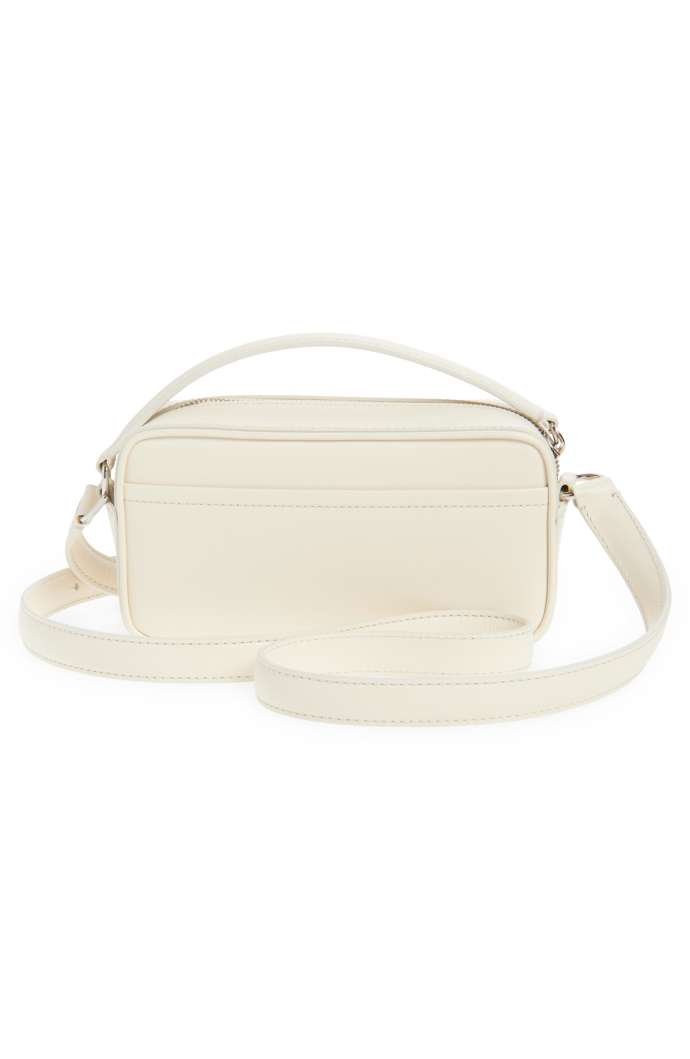 Jacquemus Le Baneto Leather Camera Bag in Ivory at Nordstrom - 3