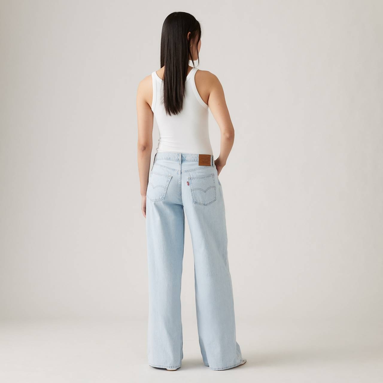 BAGGY DAD WIDE LEG WOMEN'S JEANS - 6