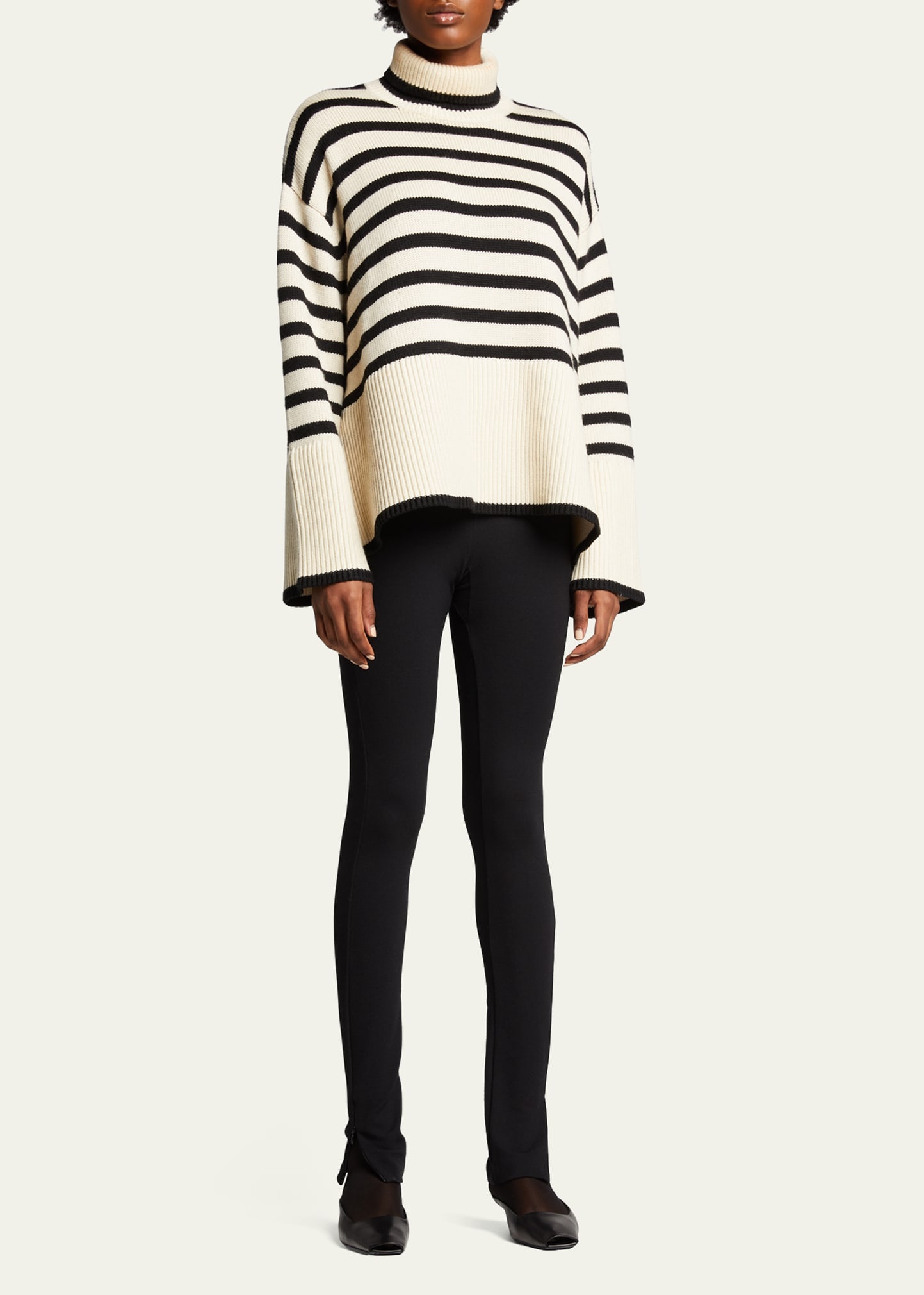 Zip-Cuff Viscose Leggings - 2