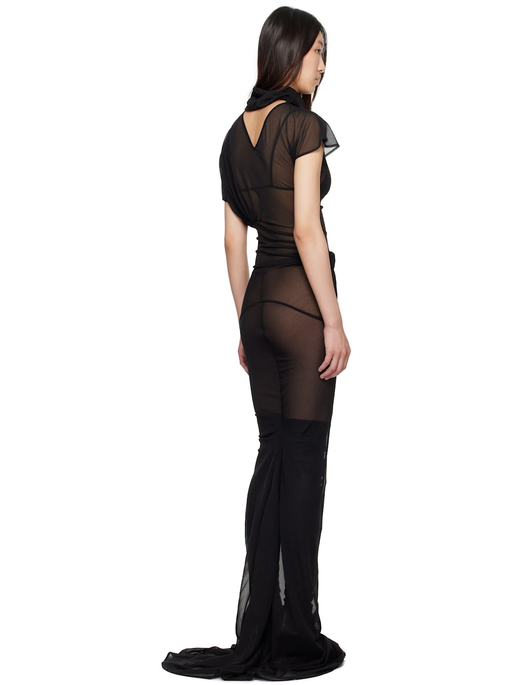 Black Hollywood Lilith Maxi Dress - 3