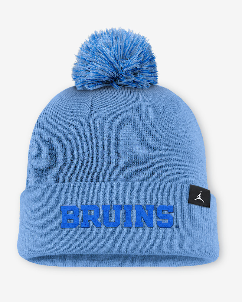 Jordan UCLA Primetime Campus Toned Men's Jordan Brand College Cuffed Pom Beanie outlook