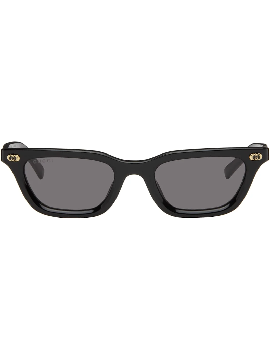 Black Cat Eye Frame Sunglasses - 1