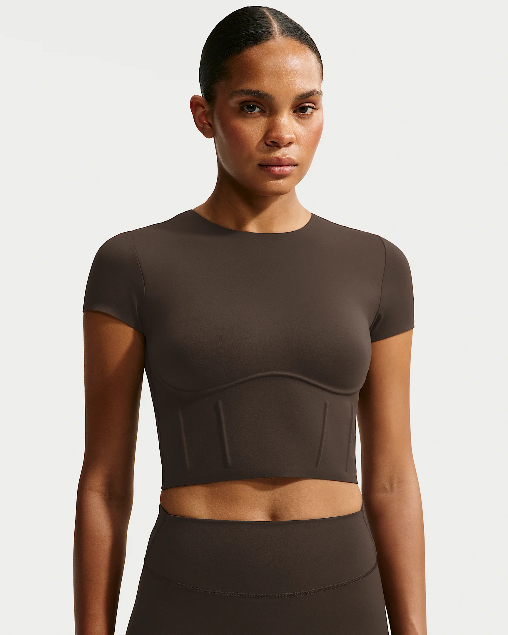 NikeSKIMS Matte Women's Corset Cropped Top - 1