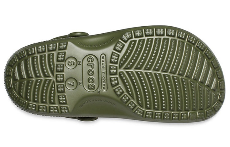 Crocs Classic Clog Crocs Army Green Sandals 206624-309 - 6